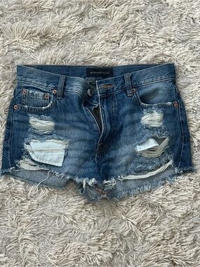 Jean shorts dark wash